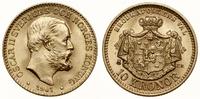 10 koron 1901, złoto 4.47 g, próby 900, nakład 2