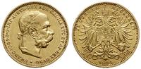 20 koron 1894, Wiedeń, głowa w wieńcu laurowym, 