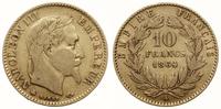 10 franków 1864 A, Paryż, głowa w wieńcu laurowy