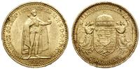 20 koron 1892 KB, Kremnica, złoto 6.77 g, próby 