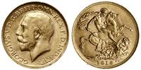 1 funt (sovereign) 1918 P, Perth, złoto 7.97 g, 