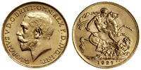 1 funt (sovereign) 1927 SA, Pretoria, złoto 7.98