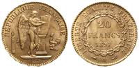 20 franków 1897 A, Paryż, złoto próby '900', 6.4