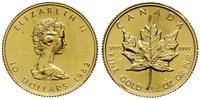 10 dolarów = 1/4 uncji 1982, Maple Leaf, złoto 7
