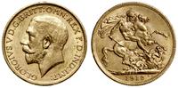 1 funt (sovereign) 1912 M, Melbourne, złoto 7.98