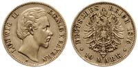 10 marek 1875 D, Monachium, złoto próby '900', 3