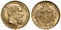 20 franków 1882 LW, Bruksela, złoto 6.45 g, prób