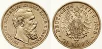20 marek 1888 A, Berlin, złoto 7.91 g, próby 900