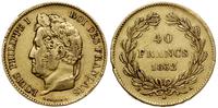 40 franków 1832 A, Paryż, złoto 12.85 g, próby 9