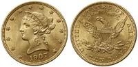 10 dolarów 1907, Filadelfia, typ Liberty Head, z