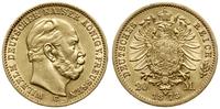 20 marek 1873 C, Frankfurt, złoto 7.91 g, próby 