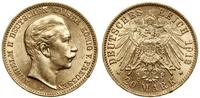 20 marek 1912 J, Hamburg, złoto 7.95 g, próby 90