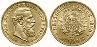 20 marek 1888 A, Berlin, złoto 7.93 g, próby 900