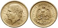 10 peso 1917, Meksyk, Head of Hidalgo, złoto 8.3