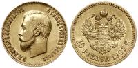 10 rubli 1902 (А•Р), Petersburg, złoto 8.57 g, p