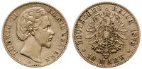 10 marek 1879 D, Monachium, złoto próby '900', 3