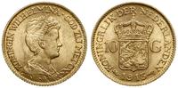 10 guldenów 1913, Utrecht, złoto 6.70 g, próby 9