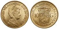 10 guldenów 1913, Utrecht, złoto 6.72 g, próby 9