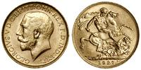 1 funt (sovereign) 1927 P, Perth, złoto 7.99 g, 
