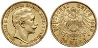 20 marek 1899 A, Berlin, złoto 7.95 g, próby 900
