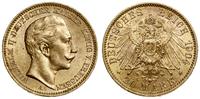 20 marek 1904 A, Berlin, złoto 7.96 g, próby 900
