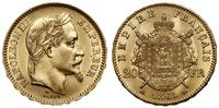 20 franków 1861 A, Paryż, głowa w wieńcu laurowy