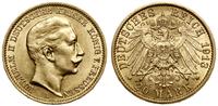 20 marek 1913 A, Berlin, złoto 7.96 g, próby 900
