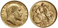 1 funt (sovereign) 1909, Londyn, złoto 7.98 g, p