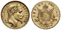 20 franków 1862 A, Paryż, głowa w wieńcu laurowy