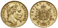 20 franków 1870 A, Paryż, głowa w wieńcu laurowy