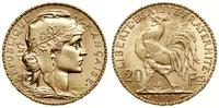 20 franków 1909, Paryż, typ Marianna, złoto 6.46