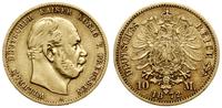 10 marek 1872 A, Berlin, złoto 3.92 g, próby 900