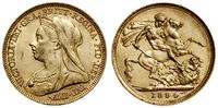 1 funt (sovereign) 1894 S, Sydney, złoto 7.98 g,