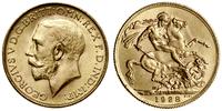 1 funt (sovereign) 1928 SA, Pretoria, złoto 8.00