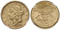 20 dolarów 1869 S, San Francisco, typ Liberty He