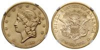 20 dolarów 1857 S, San Francisco, typ Liberty He