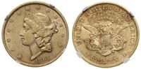 20 dolarów 1861, Filadelfia, typ Liberty Head, b
