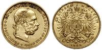 20 koron 1904, Wiedeń, głowa w wieńcu laurowym, 