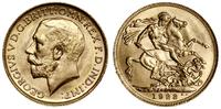 1 funt (sovereign) 1923 M, Melbourne, złoto 7.98