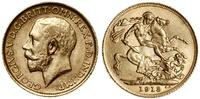 1 funt (sovereign) 1913, Londyn, złoto 7.97 g, p