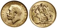 1 funt (sovereign) 1925 SA, Pretoria, bez obwódk