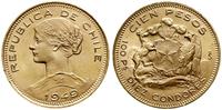100 peso = 10 condores 1949 S, Santiago, złoto 2
