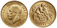 1 funt (1 sovereign) 1932 SA, Pretoria, z obwódk