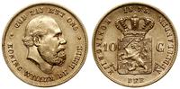 10 guldenów 1875, Utrecht, złoto 6.70 g, próby 9
