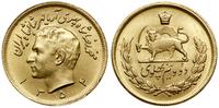 2 1/2 pahlavi 1354 (AD 1975), złoto 20.06 g, pró