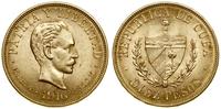 10 peso 1916, Filadelfia, złoto 16.73 g, próby 9