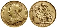1 funt (sovereign) 1900, Londyn, typ ze starszą 
