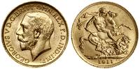 1 funt (sovereign) 1911, Londyn, złoto 8.00 g, p
