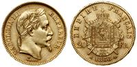 20 franków 1866 A, Paryż, głowa w wieńcu laurowy