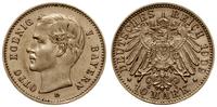 10 marek 1909 D, Monachium, złoto próby '900', 3